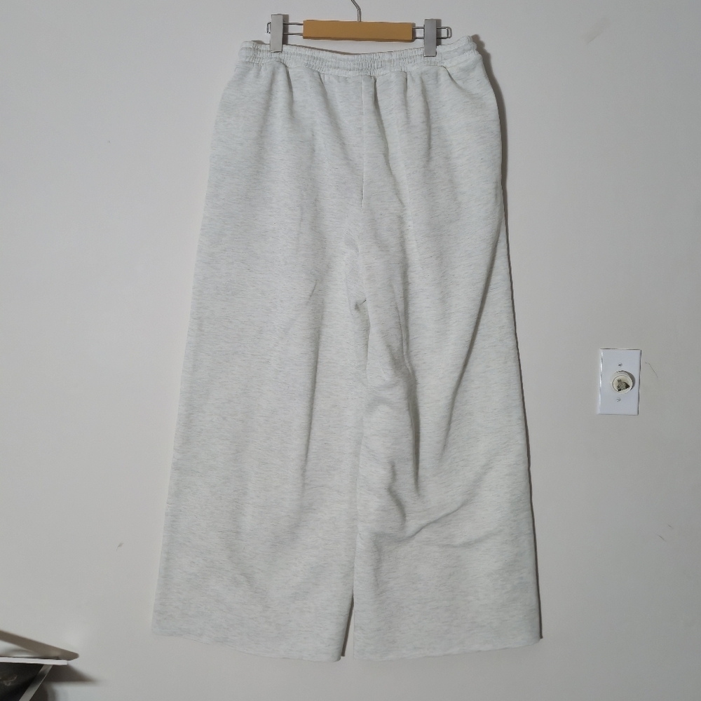 SHEIN XL Milano Italy 3 Piece Loungewear Set Wide Leg Heather Cream - Picture 12 of 12